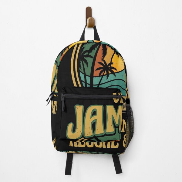 Item preview, Vintage Jamaica Travel Poster | Retro Reggae & Sunshine Sunset designed and sold by PiotrT.