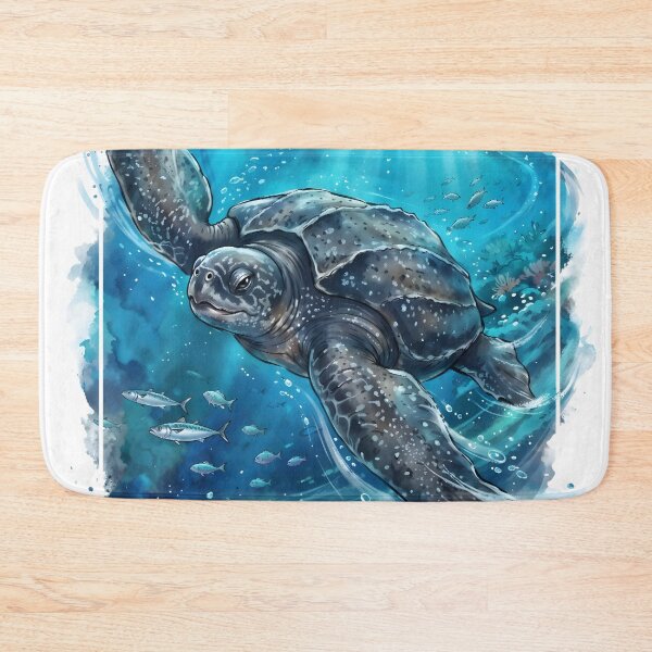 Item preview, Leatherback Sea Turtle Dermochelys Coriacea Marine Biology designed and sold by RubisLeaf.