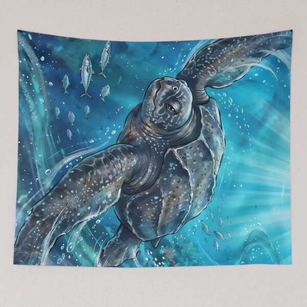 Item preview, Leatherback Sea Turtle Dermochelys Coriacea Marine Biology designed and sold by RubisLeaf.