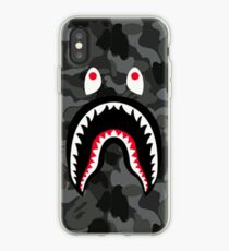 Bape shark Black Army iPhone Case