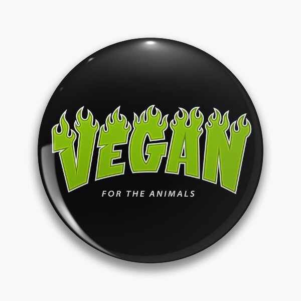 Item preview, Vegan For The Animals | Bold Streetwear Flame Design designed and sold by Plant Cult.