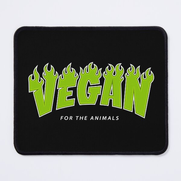 Item preview, Vegan For The Animals | Bold Streetwear Flame Design designed and sold by Plant Cult.