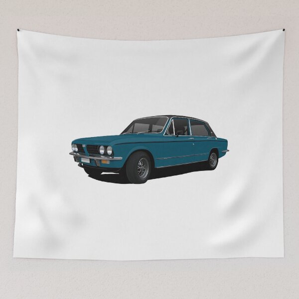 Item preview, Triumph Dolomite Sprint - Blue - Illustration designed and sold by knappidesign.