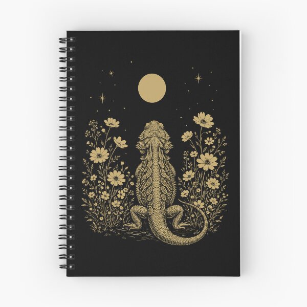 Item preview, Bearded Dragon Moon Night Flower Minimalist Boho Lover designed and sold by DoodleTortle.