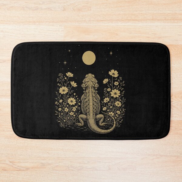 Item preview, Bearded Dragon Moon Night Flower Minimalist Boho Lover designed and sold by DoodleTortle.