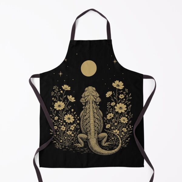 Item preview, Bearded Dragon Moon Night Flower Minimalist Boho Lover designed and sold by DoodleTortle.
