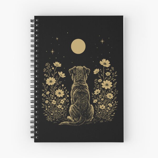 Item preview, Brussels Griffon Moon Night Flower Minimalist Boho Dog Lover designed and sold by DoodleTortle.