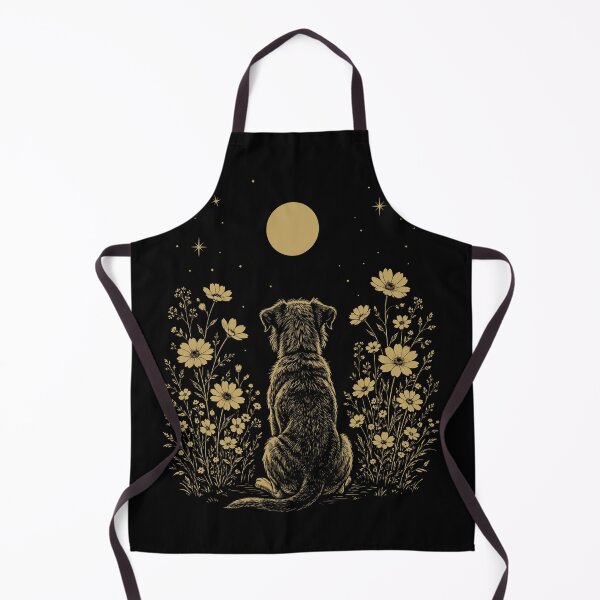 Item preview, Brussels Griffon Moon Night Flower Minimalist Boho Dog Lover designed and sold by DoodleTortle.
