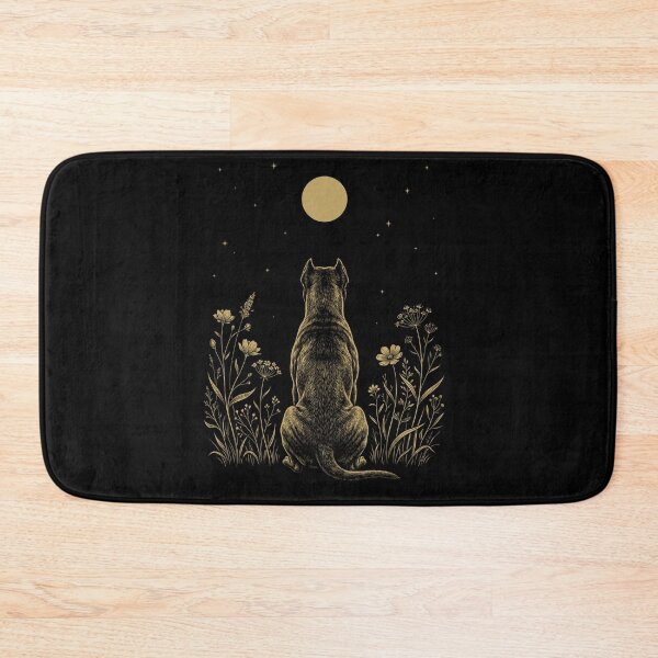 Item preview, Cane Corso Moon Night Flower Minimalist Boho Dog Lover designed and sold by DoodleTortle.