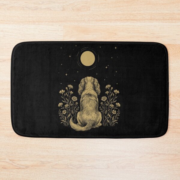 Item preview, Cavalier King Charles Spaniel Moon Night Flower Minimalist Boho Dog Lover designed and sold by DoodleTortle.