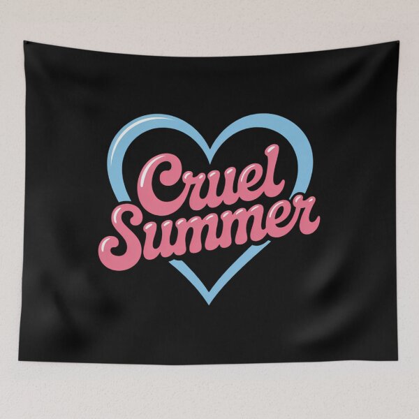 Item preview, Cruel Vibes Summer, Cute Summer Hear designed and sold by TyraYoung.