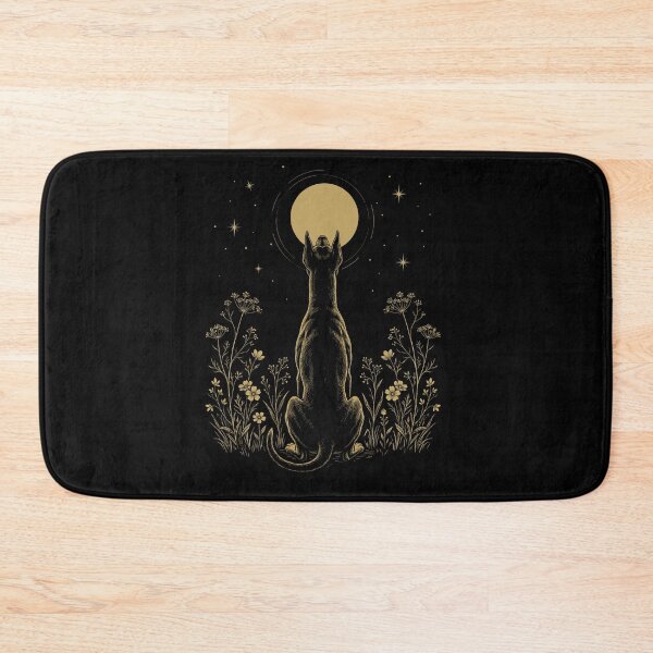 Item preview, Doberman Pinscher Moon Night Flower Minimalist Boho Dog Lover designed and sold by DoodleTortle.