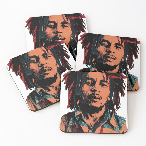 Item preview, Bob Marley Retro Pop Art - Halftone Reggae Legend designed and sold by SajolCanva.
