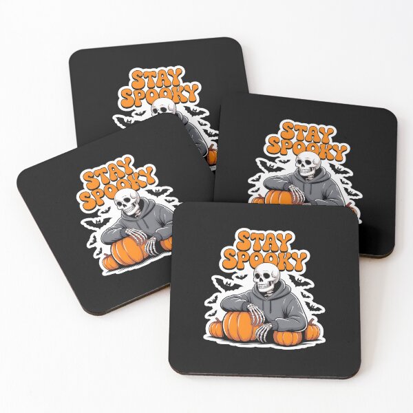Item preview, Stay Spooky | Cute Halloween Pumpkin & Bat Party designed and sold by Raw Tigers.