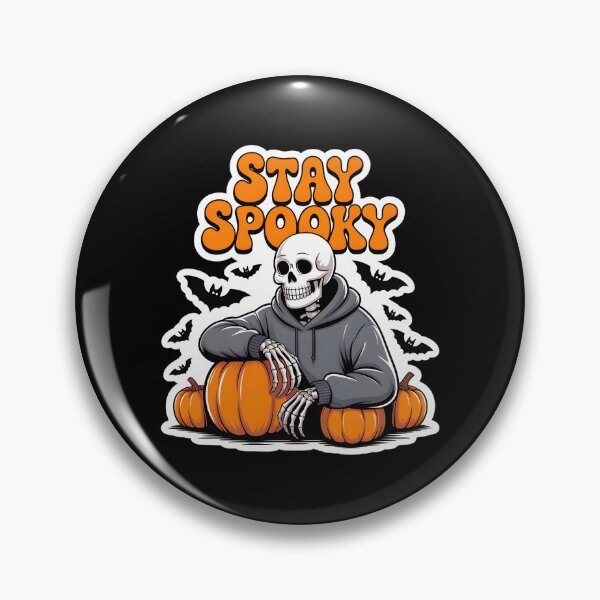 Item preview, Stay Spooky | Cute Halloween Pumpkin & Bat Party designed and sold by Raw Tigers.