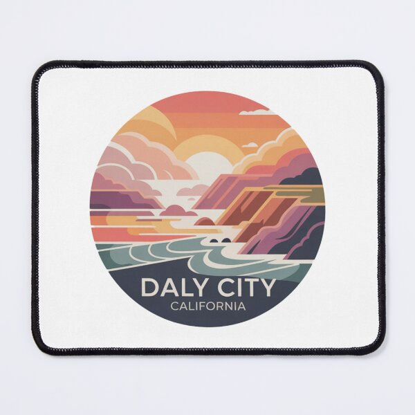Item preview, Daly City California: Warm Gradient Ocean Scene designed and sold by CircinusStore.