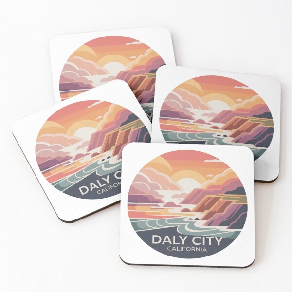 Item preview, Daly City California: Warm Gradient Ocean Scene designed and sold by CircinusStore.