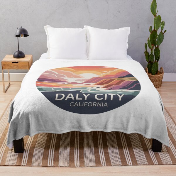 Item preview, Daly City California: Warm Gradient Ocean Scene designed and sold by CircinusStore.
