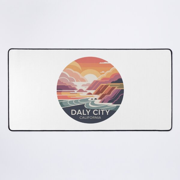 Item preview, Daly City California: Warm Gradient Ocean Scene designed and sold by CircinusStore.