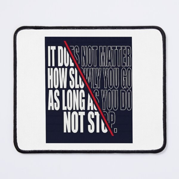 Item preview, Progress Over Speed - Confucius Quote designed and sold by The Daily Progress.