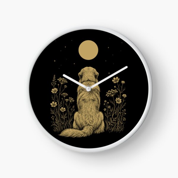 Item preview, Great Pyrenees Moon Night Flower Minimalist Boho Dog Lover designed and sold by DoodleTortle.