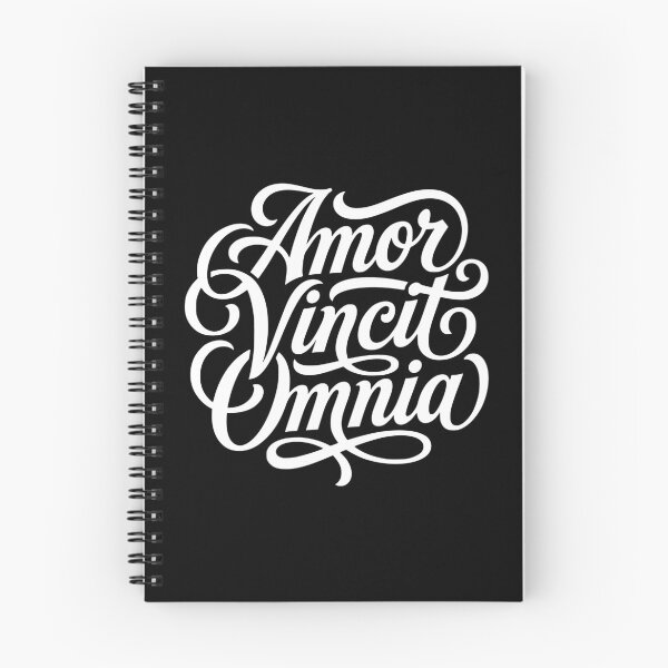 Item preview, Amor Vincit Omnia Latin Phrase Love Conquers All designed and sold by AntiqueImages.