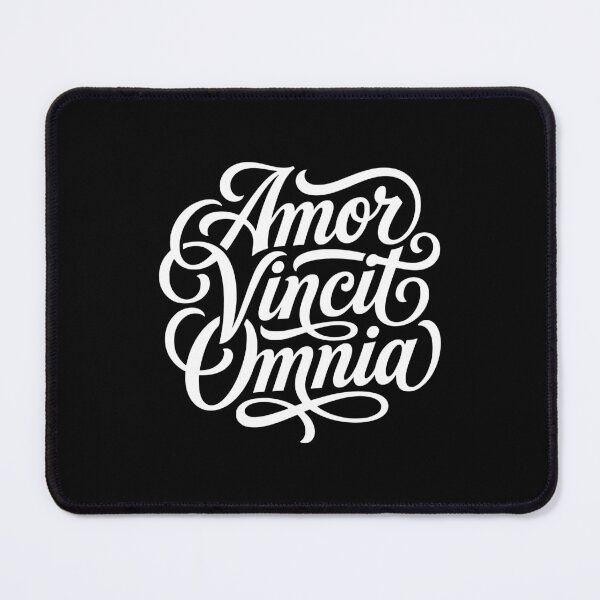 Item preview, Amor Vincit Omnia Latin Phrase Love Conquers All designed and sold by AntiqueImages.