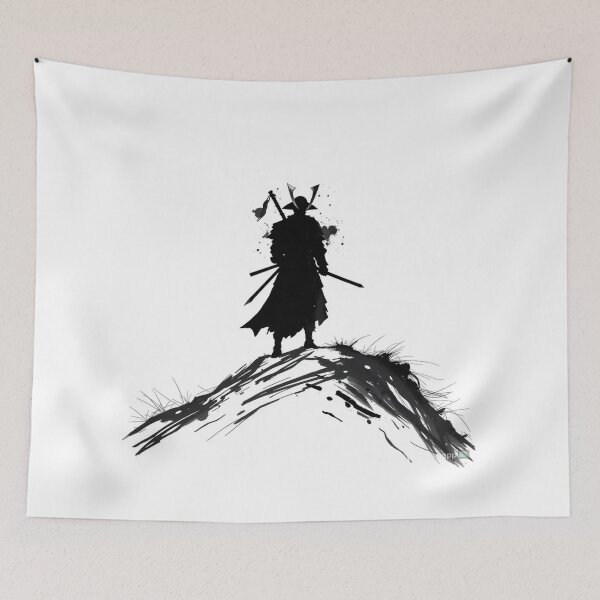 Item preview, Samurai on hill designed and sold by ChakataDreams.