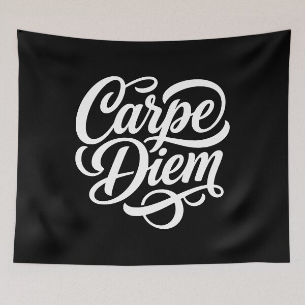 Item preview, Carpe Diem Sieze the Day Latin Phrase designed and sold by AntiqueImages.