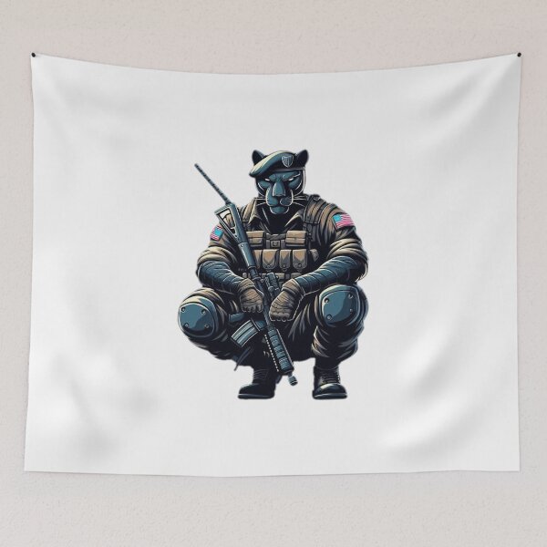 Item preview, panther soldier designed and sold by strongSpiritEd.