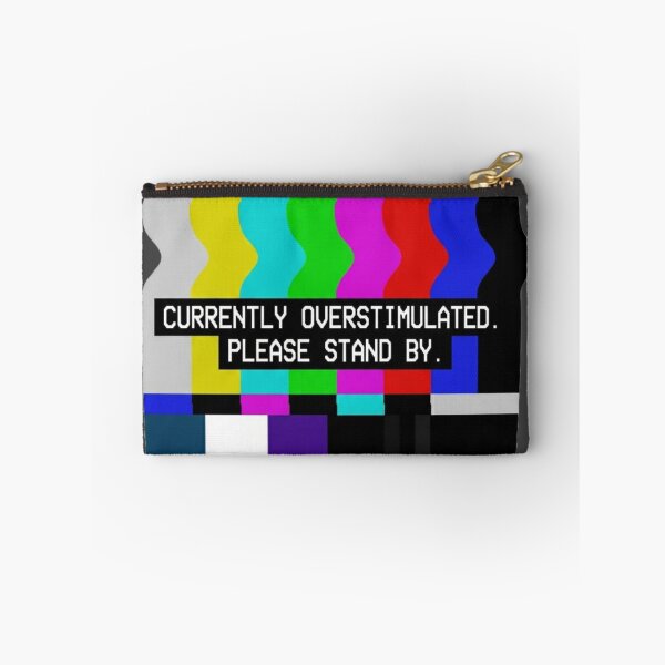 Item preview, Overstimulated | Retro TV Glitch & Introvert Aesthetic designed and sold by OVERRIDESTUDIOS.