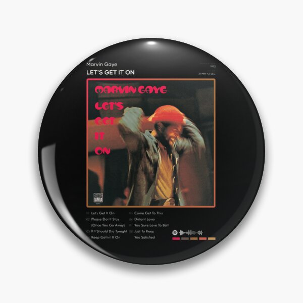 Item preview, Marvin Gaye Let's Get It On Tracklist Album  designed and sold by BenJbh.