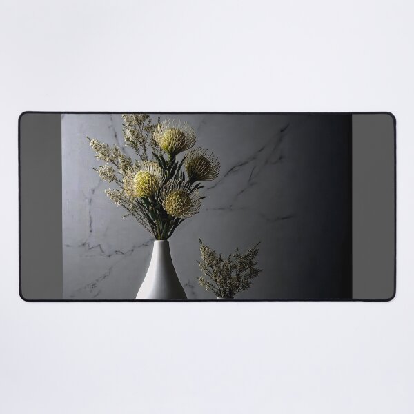Item preview, Leucospermum and White Lace bouquet designed and sold by andreisky.