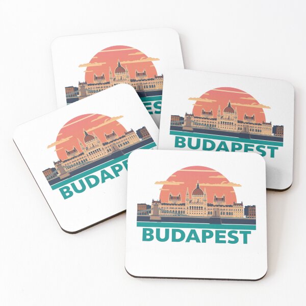 Item preview, Budapest Sunset Vibes T-Shirt – Colorful Travel City Design designed and sold by Pixelith-Arts.