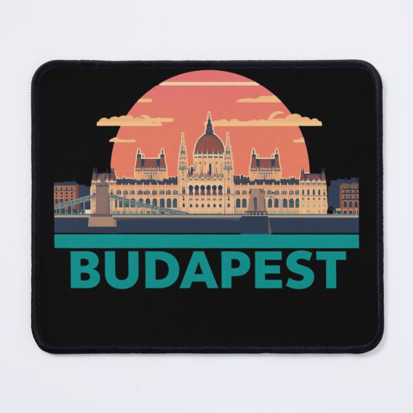 Item preview, Budapest Sunset Vibes T-Shirt – Colorful Travel City Design designed and sold by Pixelith-Arts.