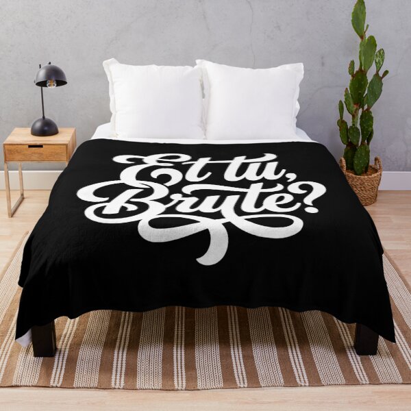 Item preview, Et tu Brute Latin Student Roman History Quote designed and sold by AntiqueImages.
