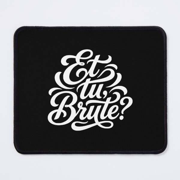 Item preview, Et tu, Brute Latin Quote Ancient Rome History designed and sold by AntiqueImages.