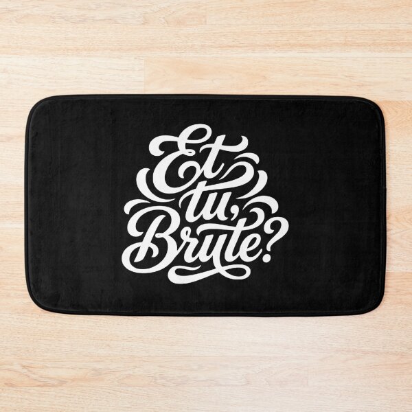 Item preview, Et tu, Brute Latin Quote Ancient Rome History designed and sold by AntiqueImages.