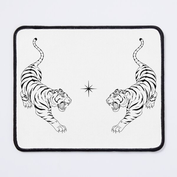 Item preview, Tattoo tigers designed and sold by Kronicallyonline.