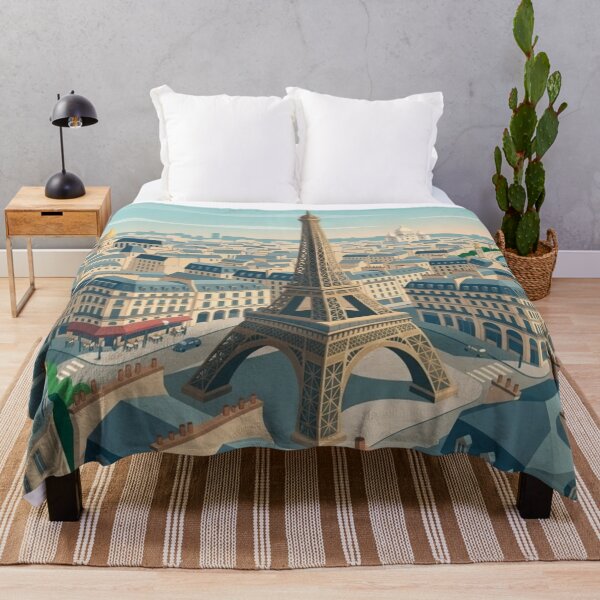 Item preview, Parisian Elegance: Panoramic Vector Skyline designed and sold by HendAhabib.