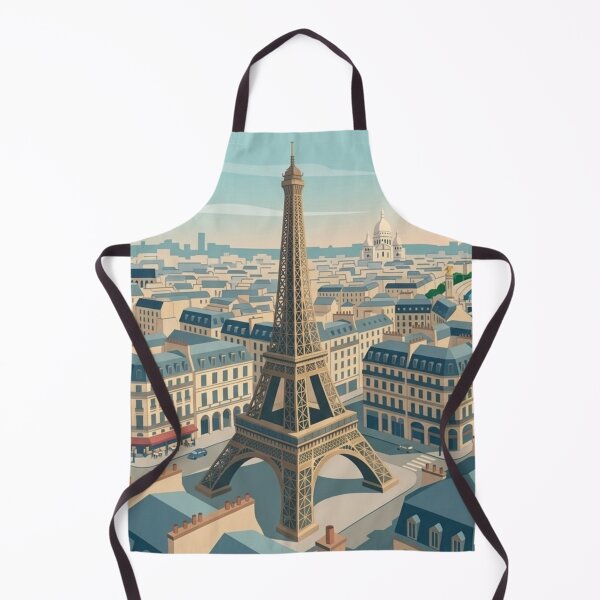 Item preview, Parisian Elegance: Panoramic Vector Skyline designed and sold by HendAhabib.