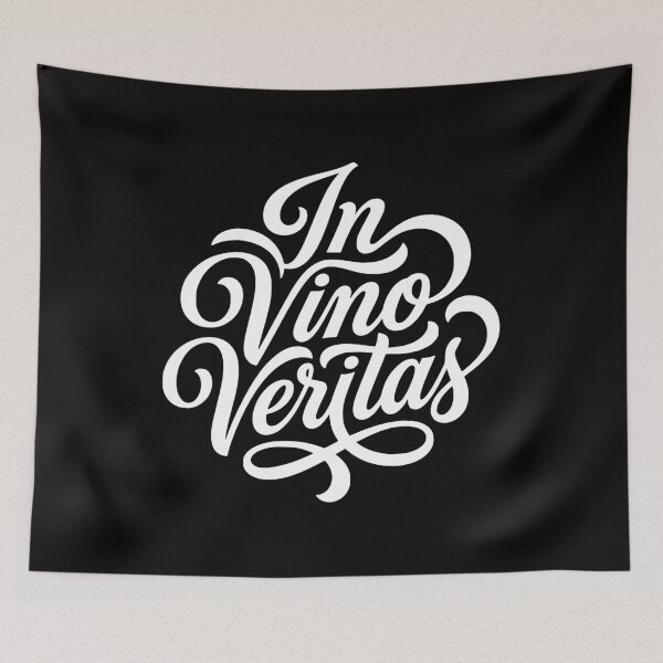 Item preview, In Vino Veritas Latin Quote Ancient Roman Saying designed and sold by AntiqueImages.