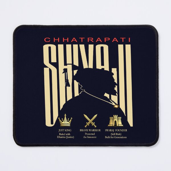 Item preview, Chhatrapati Shivaji Maharaj Minimal Warrior Poster designed and sold by LeelaWorks.org.