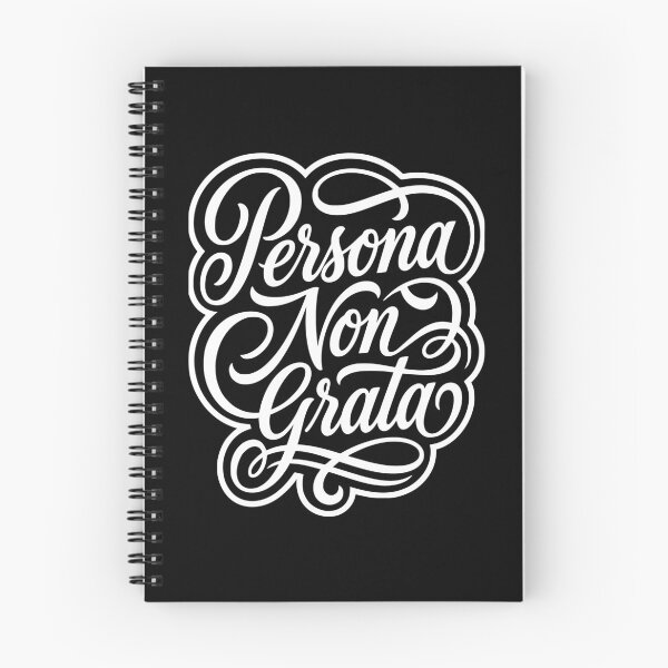 Item preview, Persona Non Grata Latin Phrase Student designed and sold by AntiqueImages.