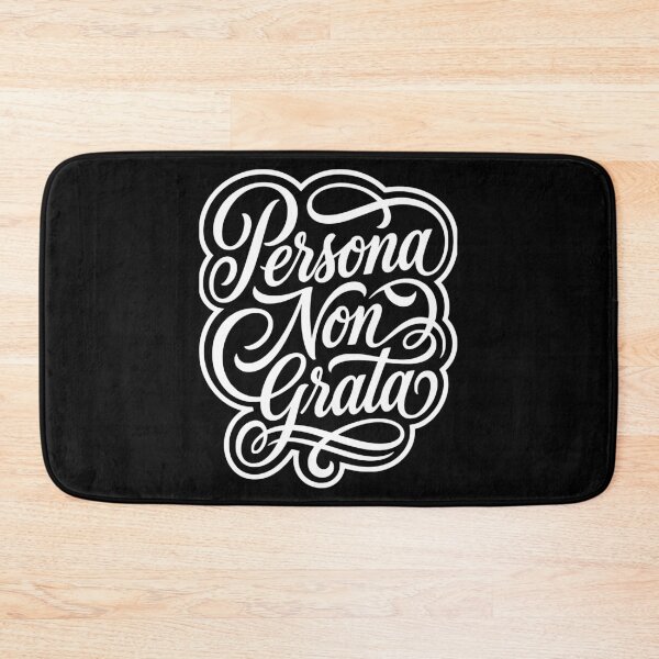 Item preview, Persona Non Grata Latin Phrase Student designed and sold by AntiqueImages.