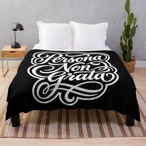 Item preview, Persona Non Grata Latin Phrase Student designed and sold by AntiqueImages.