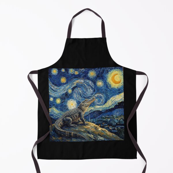 Item preview, Alligator Starry Night Van Gogh Art Lover designed and sold by TerryConnells.