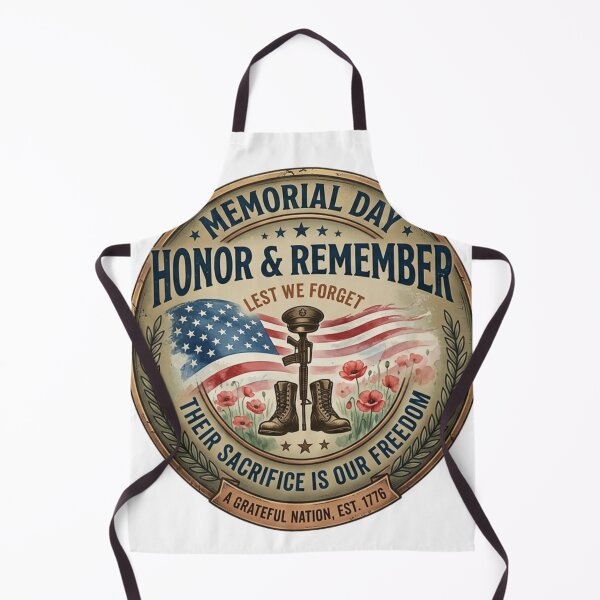 Item preview, Memorial Day Honor and Remember | Vintage Patriotic Military Tribute designed and sold by Wear Sculpt.