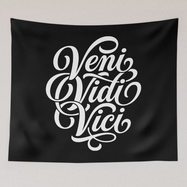 Item preview, Veni Vidi Vici Latin Phrase Ancient Rome Quote designed and sold by AntiqueImages.