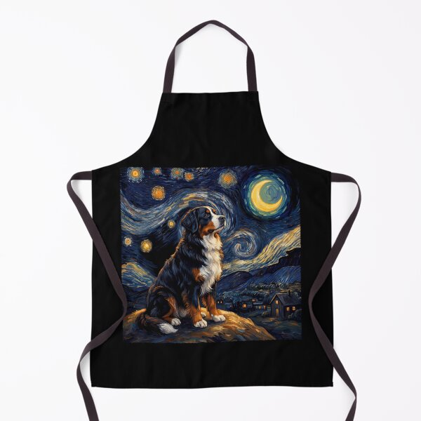 Item preview, Bernese Mountain Dog Starry Night Van Gogh Art Dog Lover designed and sold by TerryConnells.